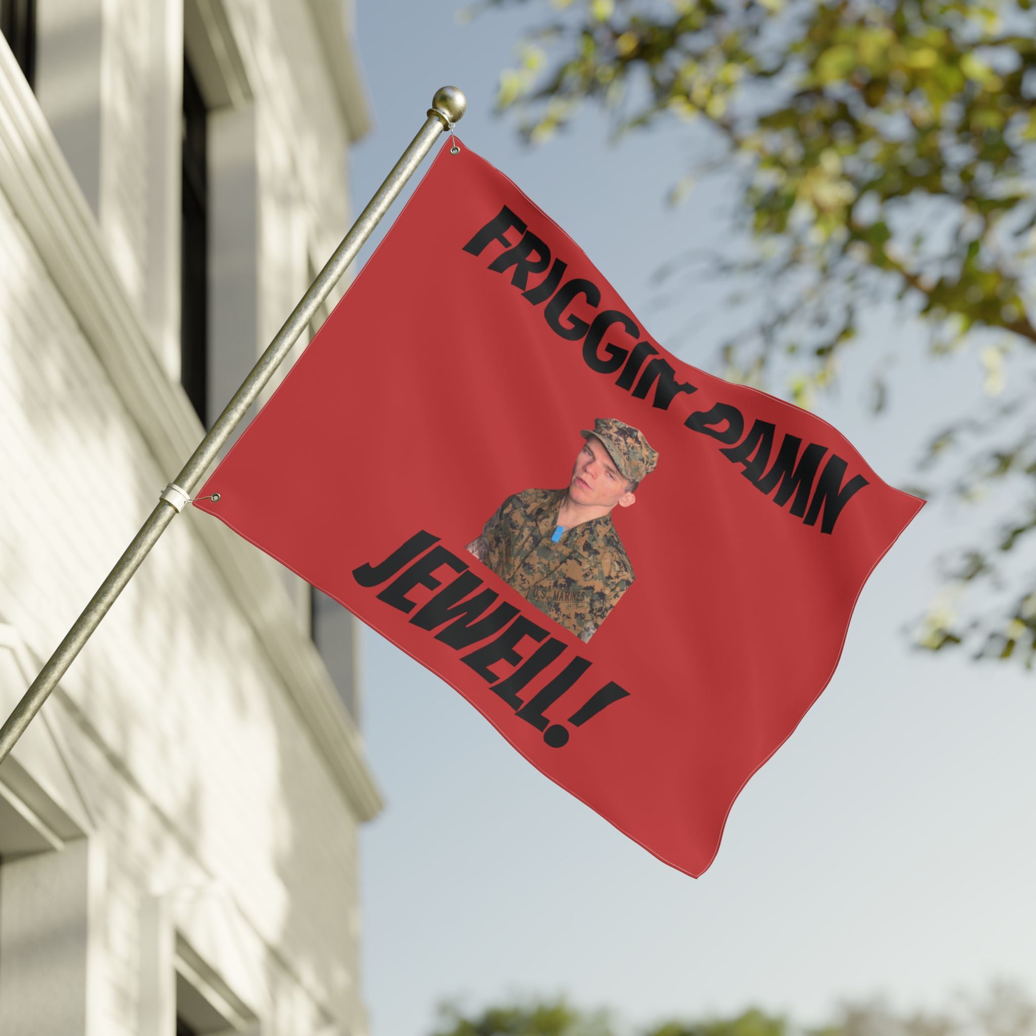 FRIGGIN DAMN JEWELL FLAG